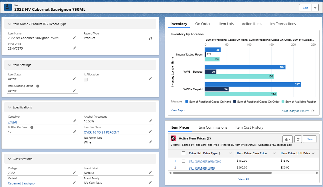 product screenshot showcasing Orion Cloud